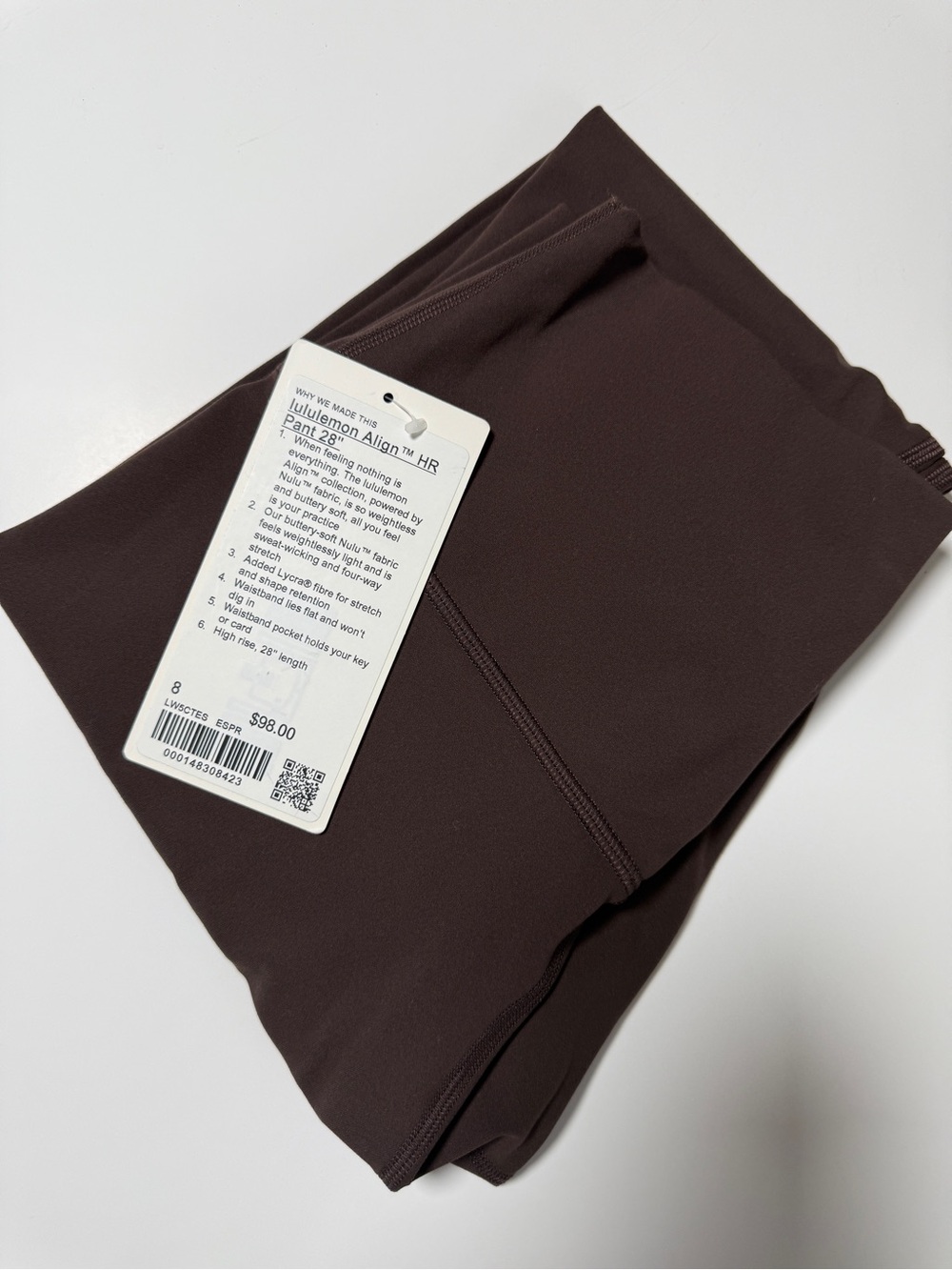 lululemon athletica Dark Brown Align High-Rise Leggings